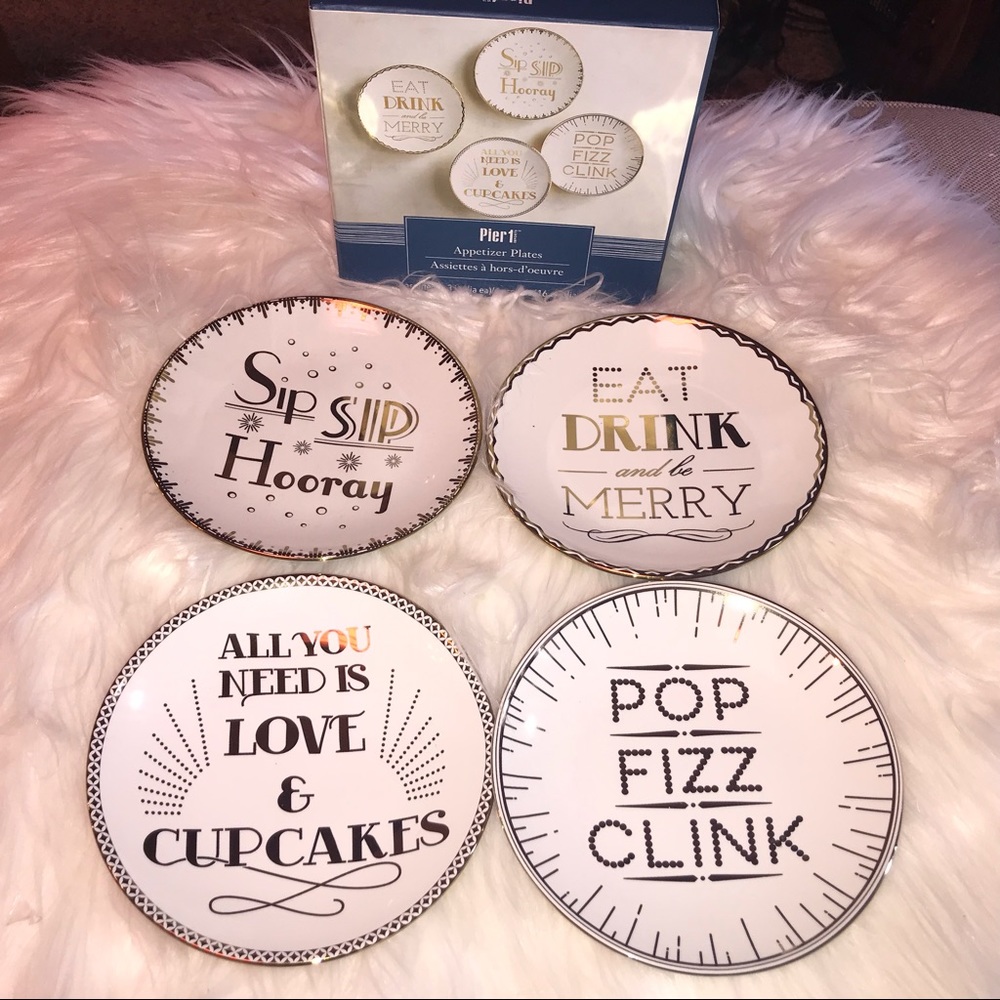 🦄Pier 1 appetizer plates